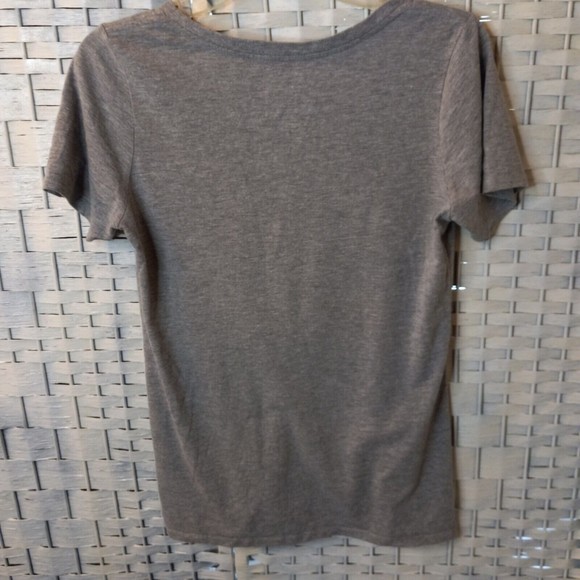 NIKE Tee Womens Small Sm S Gray V-neck Short Sleeve - Picture 4 of 4
